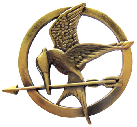 hunger games mockingjay pin|mockingjay pin hunger games symbol.